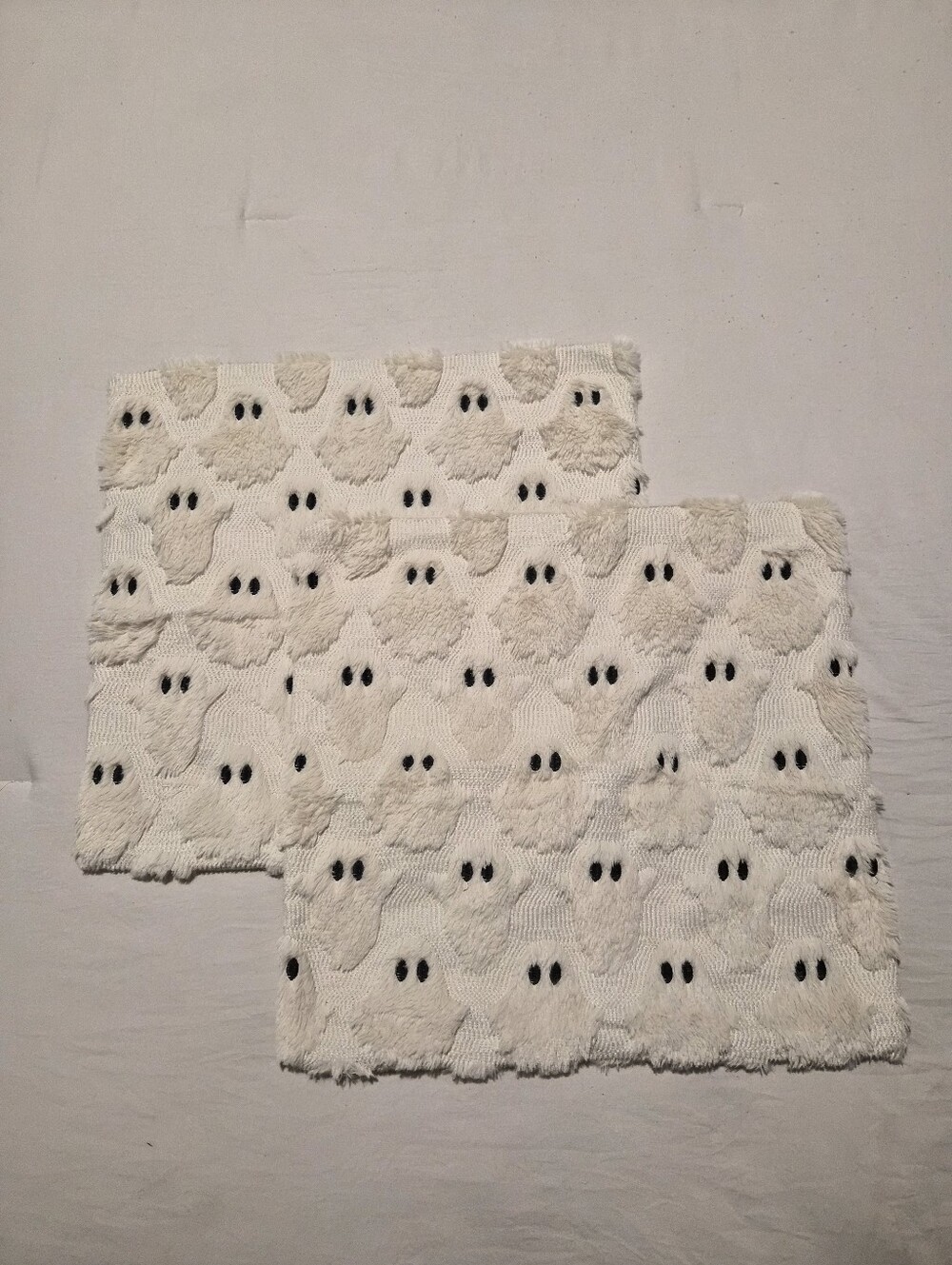 Ghost Plush Pillow Cover Set